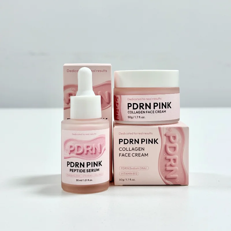 Radiant Glow Skincare Set - Collagen Enriched Moisturizing Mask & Brightening Cream with Fine Line Reducing Essence and Eye Cream