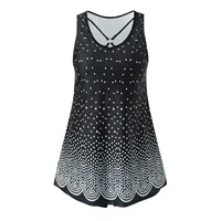 2025 Summer Two Pieces Women'S Swimsuit Oversized Printed Tankini Set Swimwear Female Monokini Suit Beachwear Swimming Outfits 2