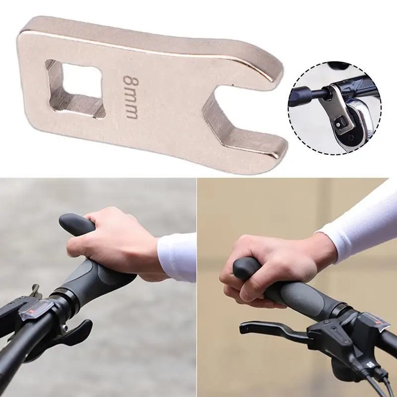 Bicycle 8mm Open-End Wrench With 1/4" Torque Adapter Steel MTBs Road Bike Hydraulic Disc Brake Lever Line Bolt Tool