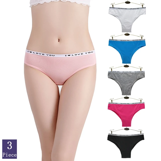 Sexy Cotton Underwear Women Set  Women Underwear Cotton Panties - 3pcs/set  Women's - Aliexpress