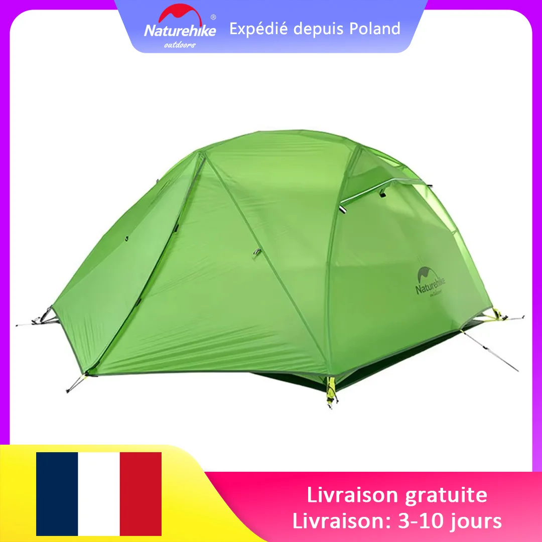 Tente Naturehike Star River 2 UL ultralégère imperméable 3 saisons randonnée pêche camping double couche