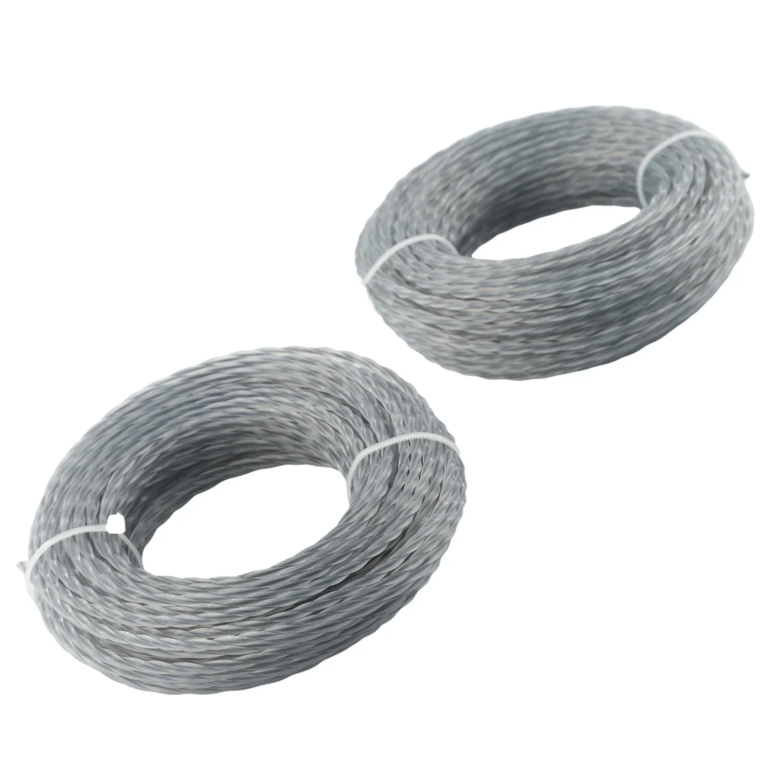 Grass Trimmer Line Trimmer Line 2 Rolls Trimmer Lines 15M (30M) Core-reinforced Grass Trimmer Line 2.0-3.0 Mm X 15m (30m) Nylon Line Spool String Part