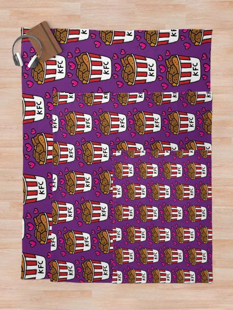 KFCThrow Blanket Fluffy Blankets Large