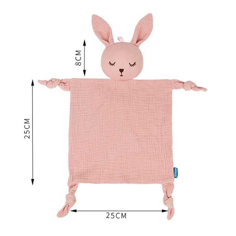 Baby Cotton Muslin Comforter Blanket Soft Newborn Sleeping Dolls Kids Fashion Sleep Toy Soothe Appease Towel Bibs baby comforter blanket