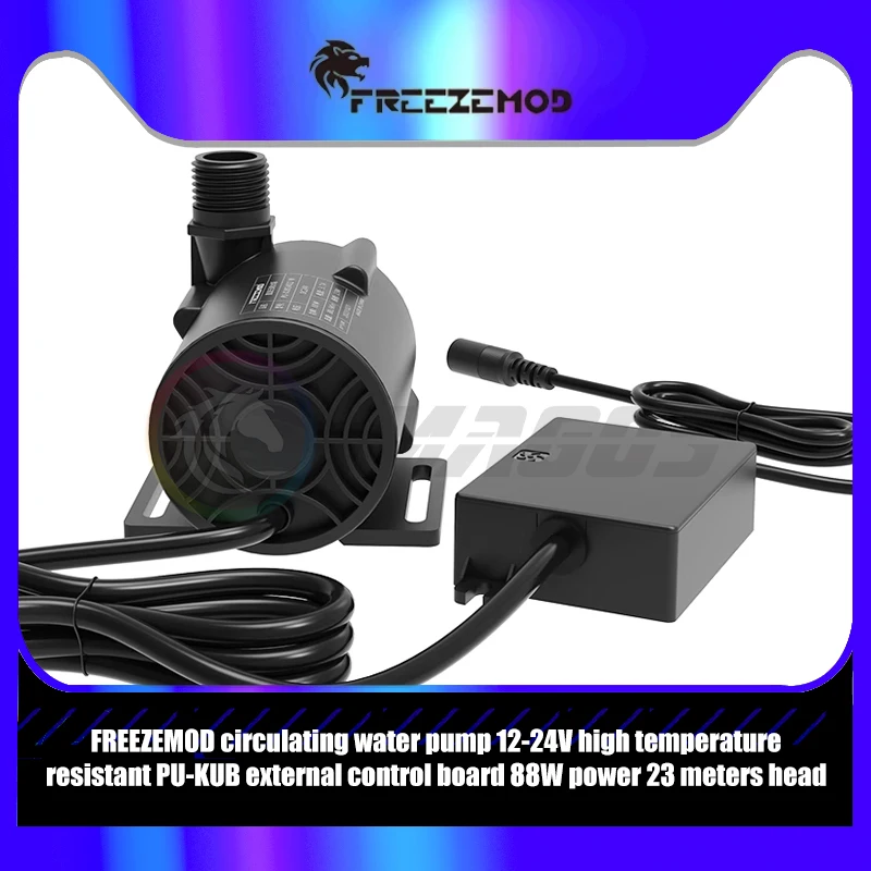 Zemod-bomba de Água Circulante Placa de Controle Externo do Motor sem Escova 12v24v 3000l h 88w Power 23 Metros Head Pu-kub