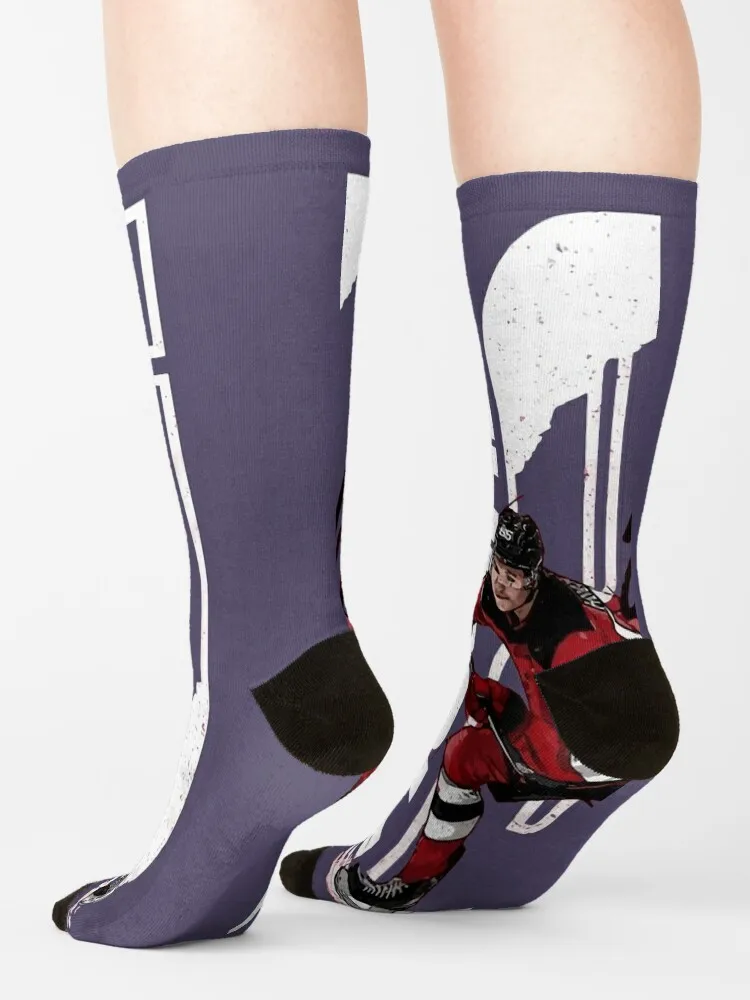 Jack Hughes New Jersey Hockey Sweatshirt Jack Hughes Stretch Long Sleeve Sweasthirt Hoodie Socks custom socks funny sock retro