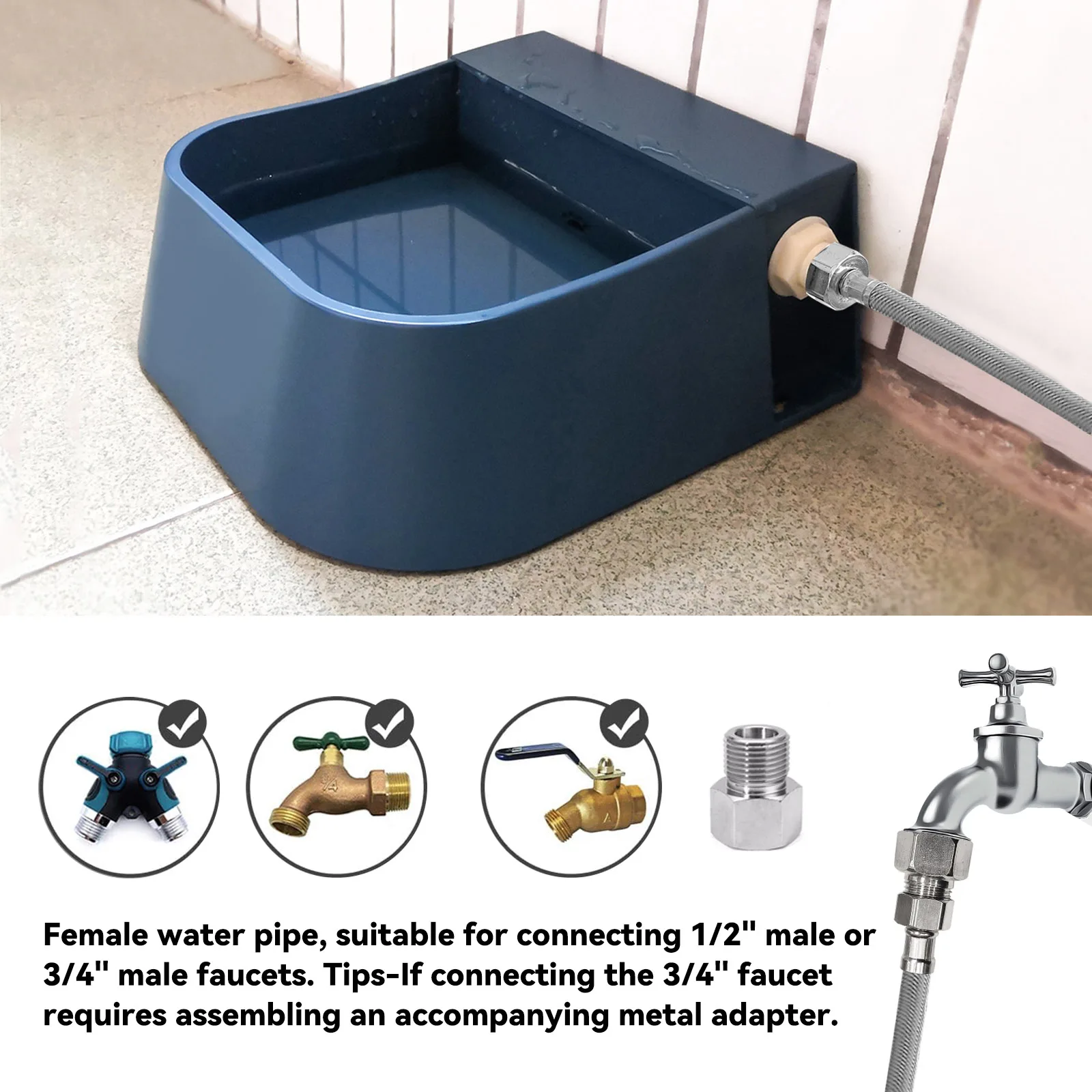 Automatic Water Bowl For Dogs Horses And Farm Animals_voghion.com