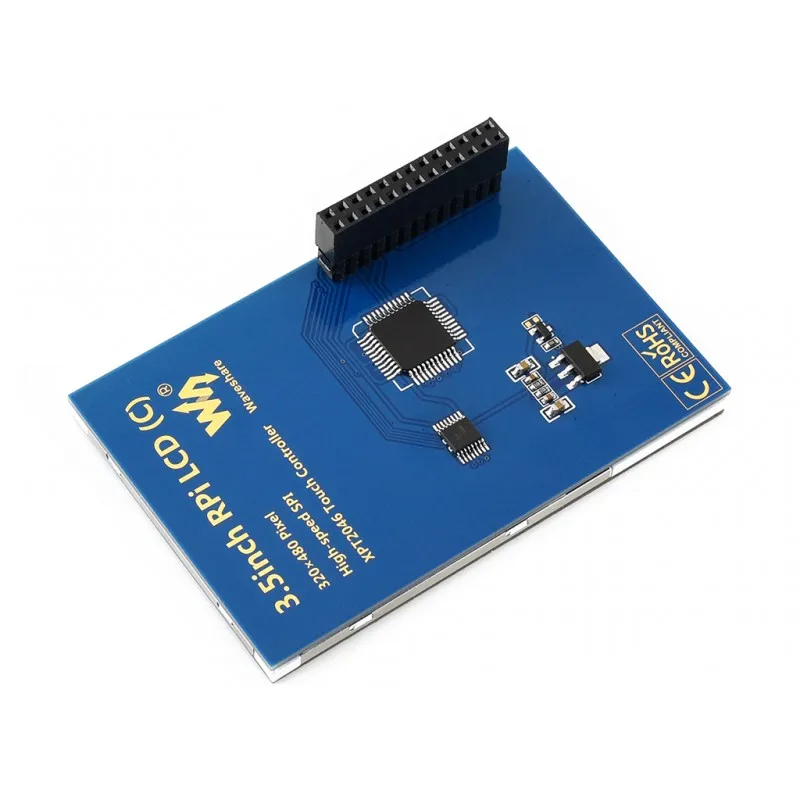 3.5inch Resistive Touch Display (C) for Raspberry Pi, 480&times;320, 125MHz High-Speed SPI