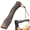 Camp Axe Handle Wooden Axe Handle Replacement Comfortable Hatchet Ergonomic Short  Handle Hammer Handle Grip For Camp Axe 3