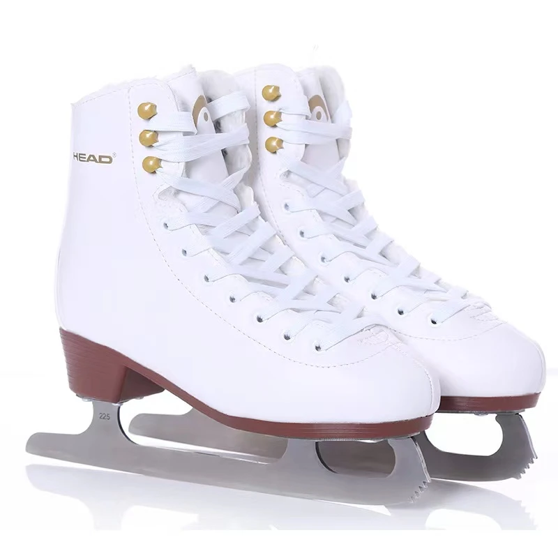 aliexpress.com | Ice Figure Skates Comfortable with Ice Blade Men Women Kids PVC Ice Skating Warm Safe Waterproof Beginners Shoes Patines