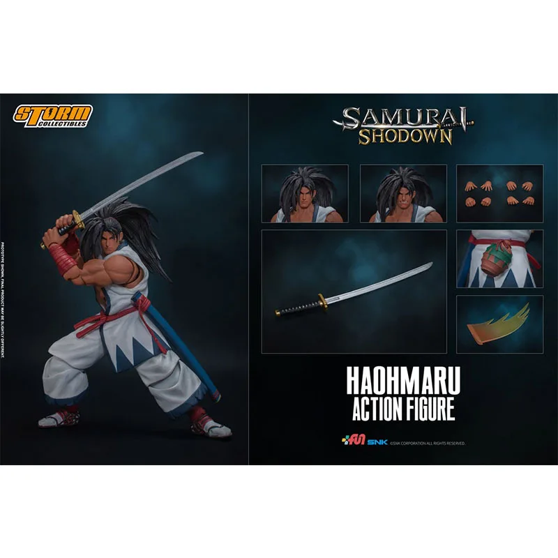 

Оригинальные коллекционные предметы шторма Самурай: Haohmaru 1/12 экшн-фигурка Модель Коллекционная игрушка подарок на день рождения