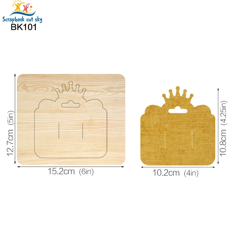 

Деревянный Резак для заколок используется для скрапбукинга большинства высекальных машин.