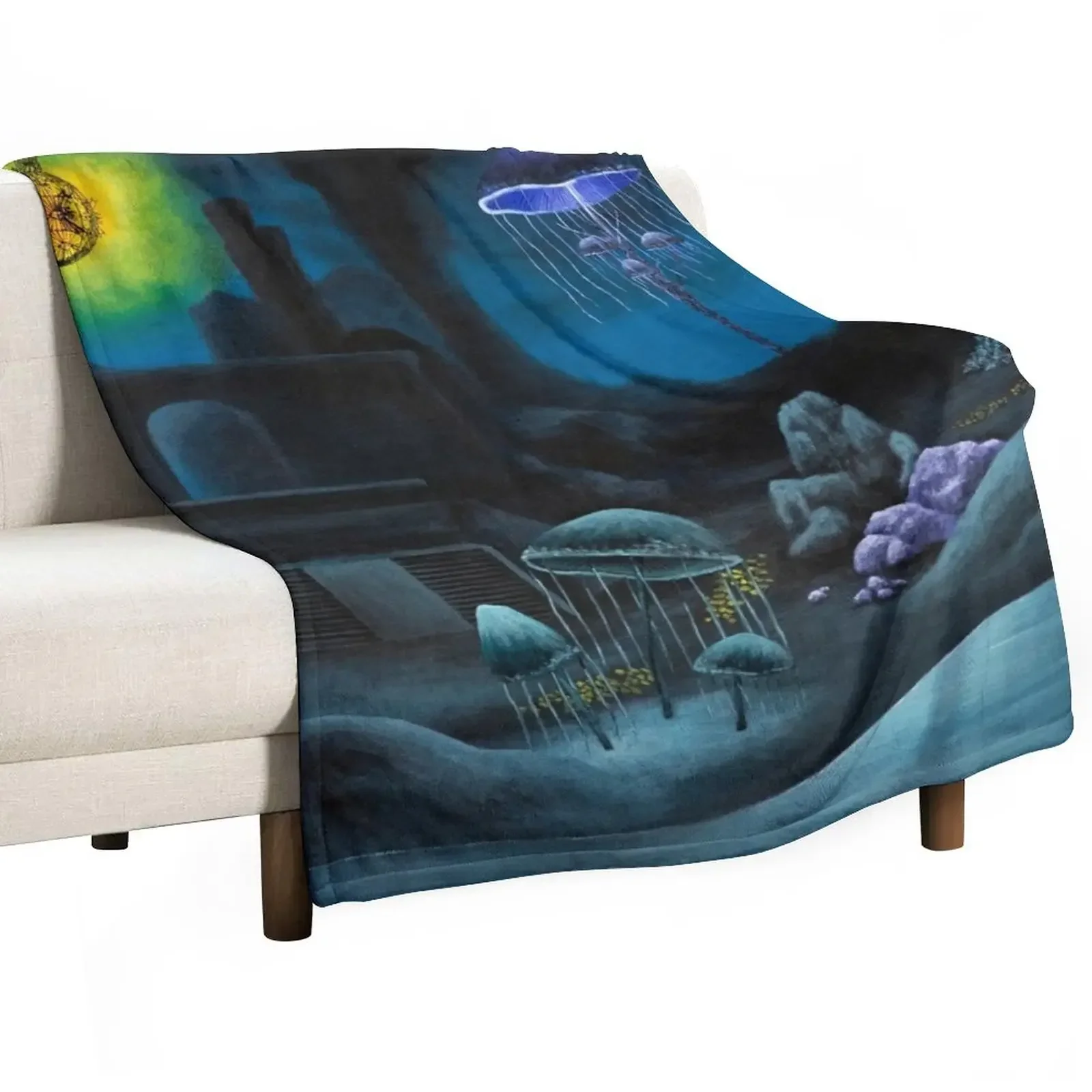 

Blackreach Throw Blanket Summer Beddings Soft Plaid Giant Sofa Blankets