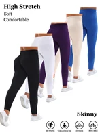 CUHAKCI Spring Summer Casual Fashion Large Women's Bottom Pants Solid Color Casual Pants Outdoor Sports Fitness Yoga Pants