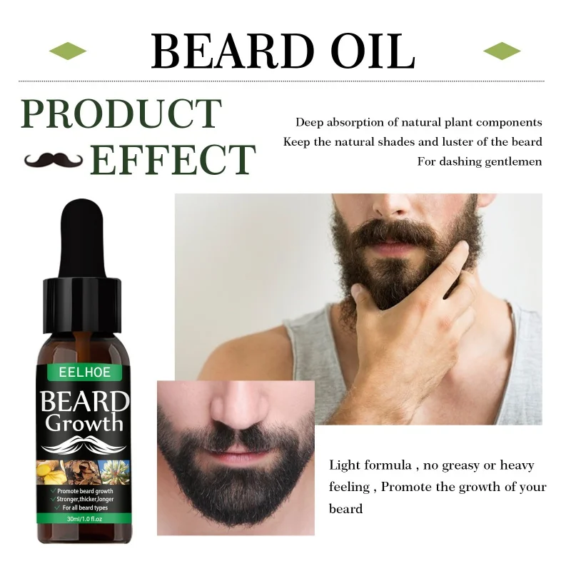 

Oil Eyebrow Growth Liquid Artifact Thick Sideburns Chest Hair Beard Essence