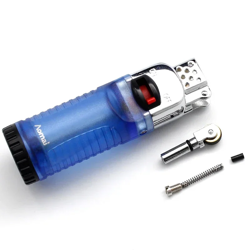 Refillable Butane Gas Lighter with Creative Floating Flame