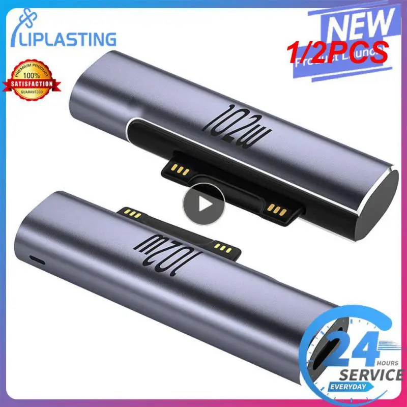 1/2 Pz Per Microsoft Surface X 8 7 6 5 4 3 Go Book To Usb Type C Pd Adapter Tablet Caricabatterie Convertitore Spina Di Ricarica Rapida