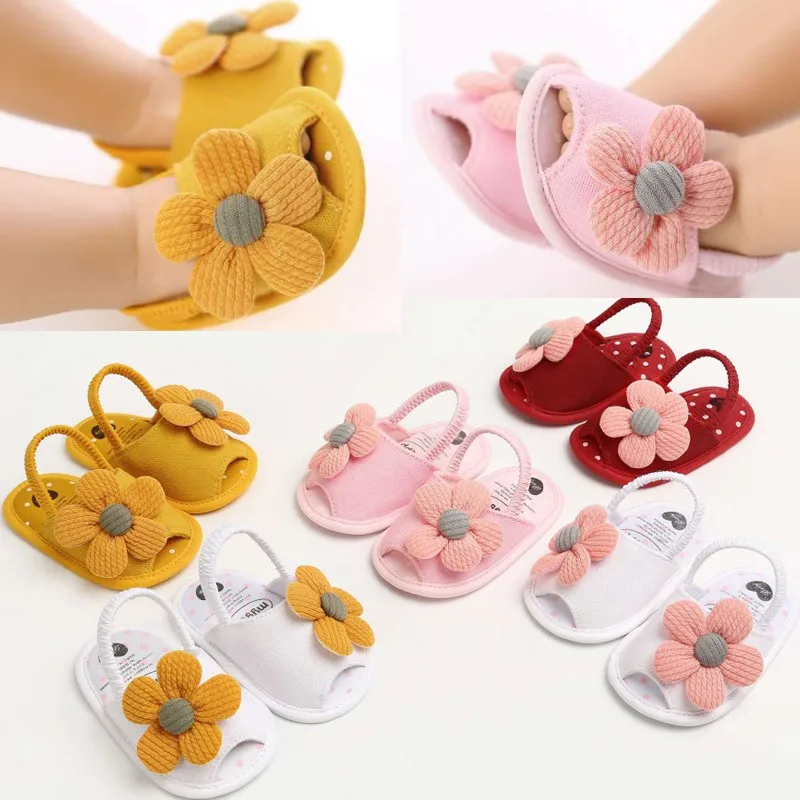 Baby Girl Kids Girls Flower Breathable Anti-Slip Sandals