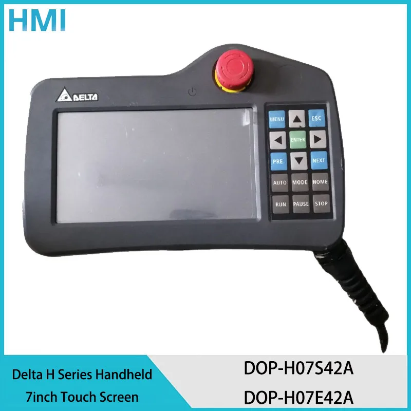 

Delta H Series Handheld HMI Touch Screen DOP-H07S42A DOP-H07E42A 7inch Teaching pendant
