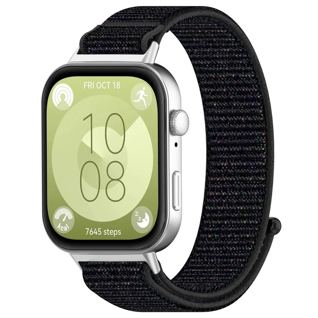 kwmobile 2x 交換ベルト Huawei Watch Fit 3対応 バンド - ナイロン 