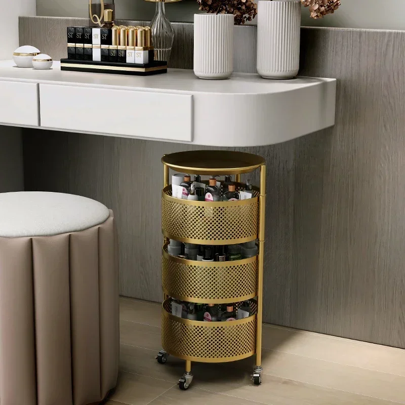 Multi layer storage trolley for Salon Professional Use Installation-free Beauty Trolley Sorting Storage