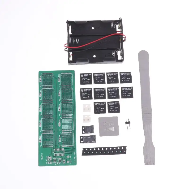 Lötübungsboard-Set mit BGA-Chipsatz für Dezimal-Fließlicht-Training; Lose Zubehörteile für Bildungszwecke – Detail 13