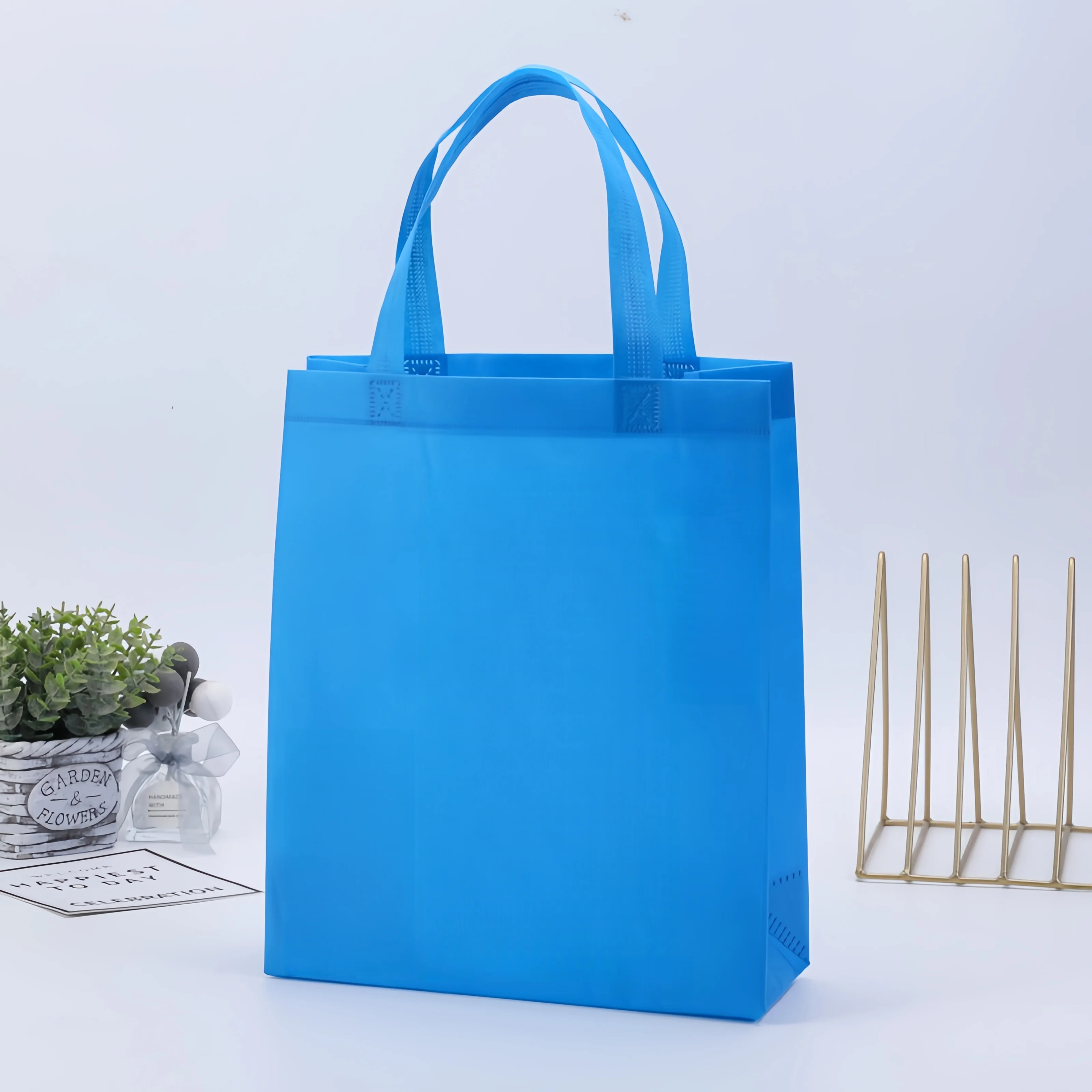 Portable Non-Woven Shopping Bag – Large Capacity, Reusable Eco-Friendly Handbag, Custom... - SKU NWSB2048 - UGI Packaging