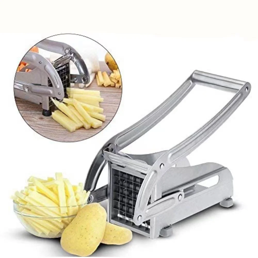 25cm French Fry Cutter Food Grade Stainless Steel Potato Carrot Onion Slicer Chipper Kitchen Tool Dishwasher Available