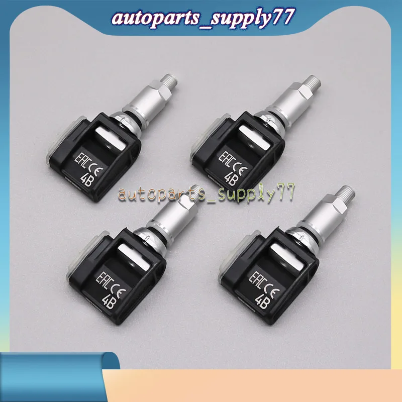 4PCS TPMS Tire Pressure Monitoring System Sensor 13554170 433MHZ For 2022-2023 Chevrolet Corvette 5.5L 6.2L