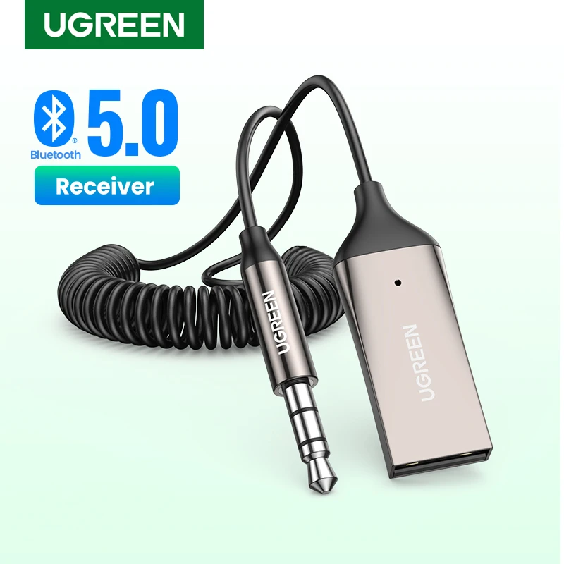 Ugreen Bluetooth Aux Adapter Wireless Car Bluetooth Receiver Usb To 3
