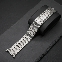 Luxury Stainless Steel Watch Band - Elegant Metal Strap Bracelet - Galaxy 8Classic 46mm (Silver)