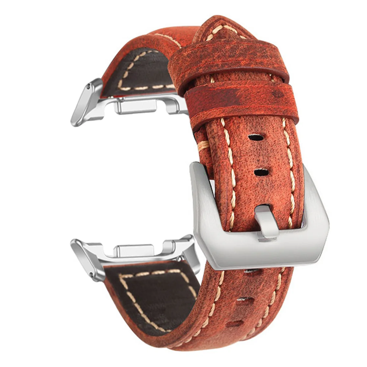 Premium Leather Wristband - No Gaps Design, Elegant Replacement Strap