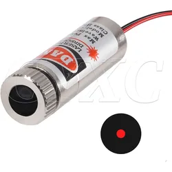 Focusable 650nm 5mW Red Laser Module with Adjustable Glass Lens - 1PCS (Point)