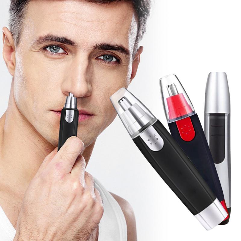  Mens Nose Hair Scissors 360 Degree Rotate 3 Colors Health Care Nose Hair Shaver Nose Hair Trimmer Washable 3  13cm No Damage 