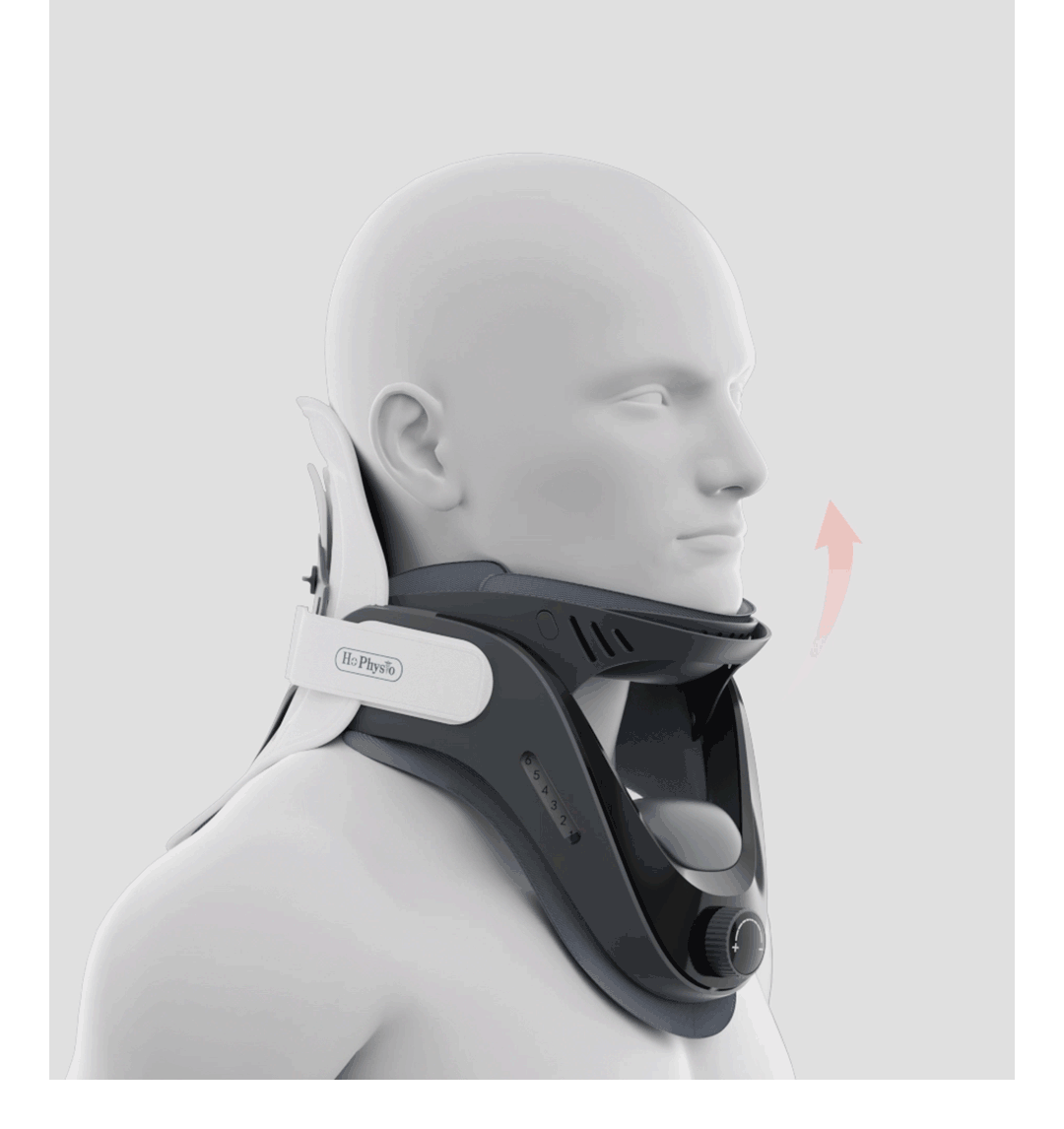 Description Picture 2 of itemNeck Stretcher Cervical Traction Device Inflatable Cervical Vertebra Tractor Posture Corrector Cervical Collar Stretch Neck Care