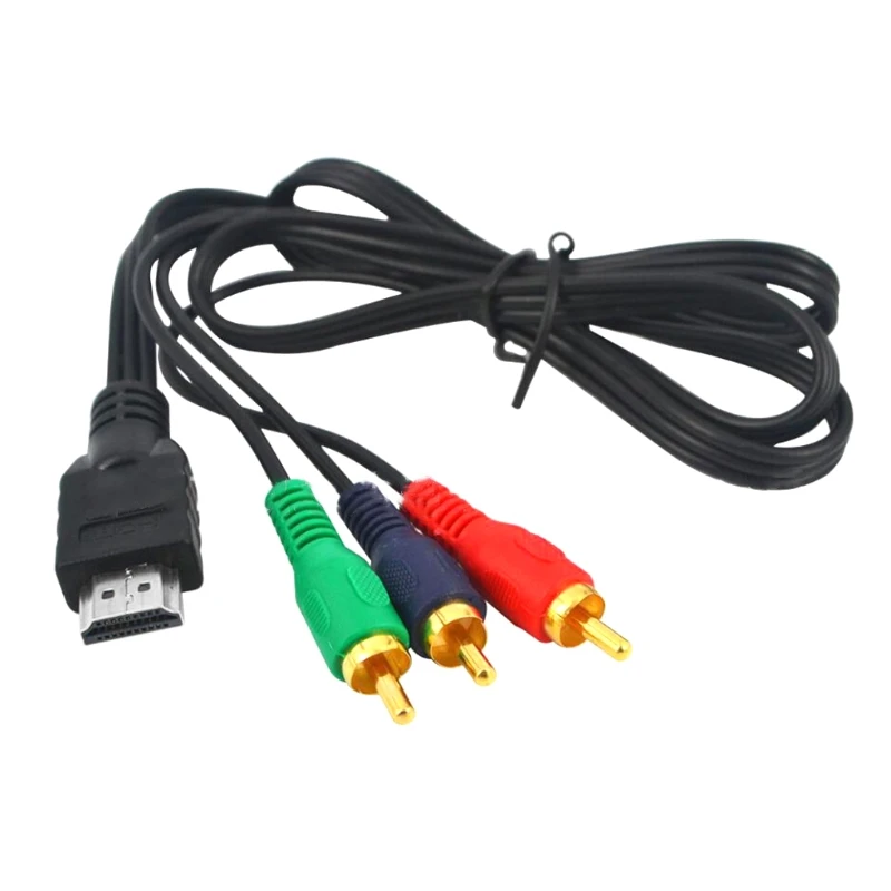 

to RCA Cable 1080P Male to 3RCA Video Adapter Cord to HDTV