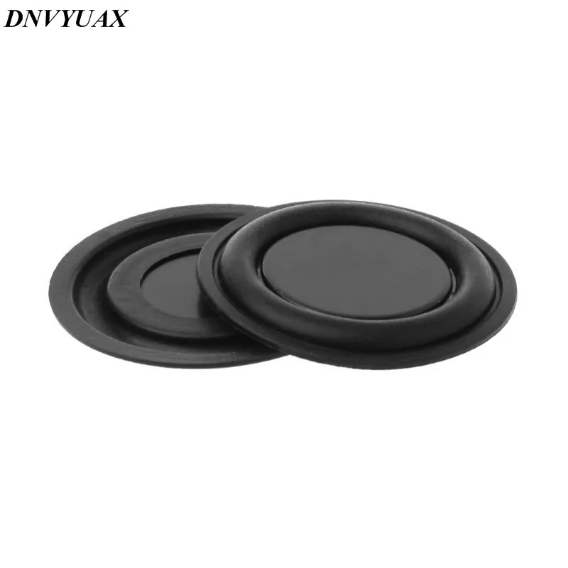 Speaker Accessories Speaker Diaphragm Speaker Surround 2pcs 30/40/45/50/52/62mm Passive Radiator Subwoofer Speaker Vibration Membrane Bass Rubber Woofers