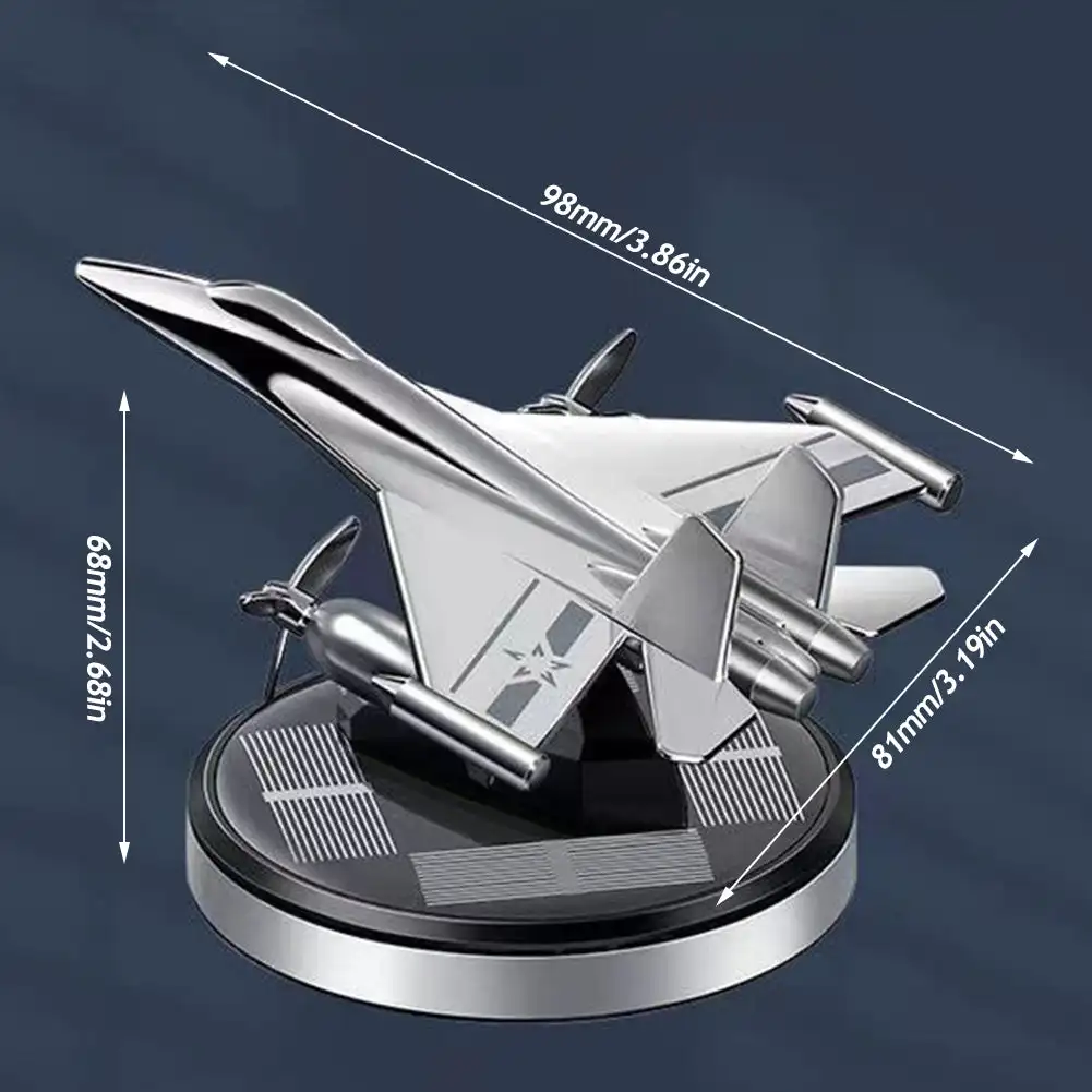 Car Solar Fighter Propeller Flavoring Fragrance Decoration Air Freshener Car Interior Accessories for Kids Gift Perfume Diffuser