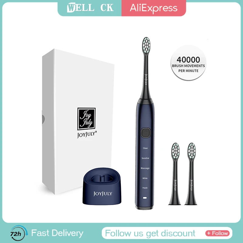 Sonic Electric Toothbrush for Couple Household Whitening IPX7 Waterproof Toothbrush Ultrasonic Automatic Timer Tooth Brush