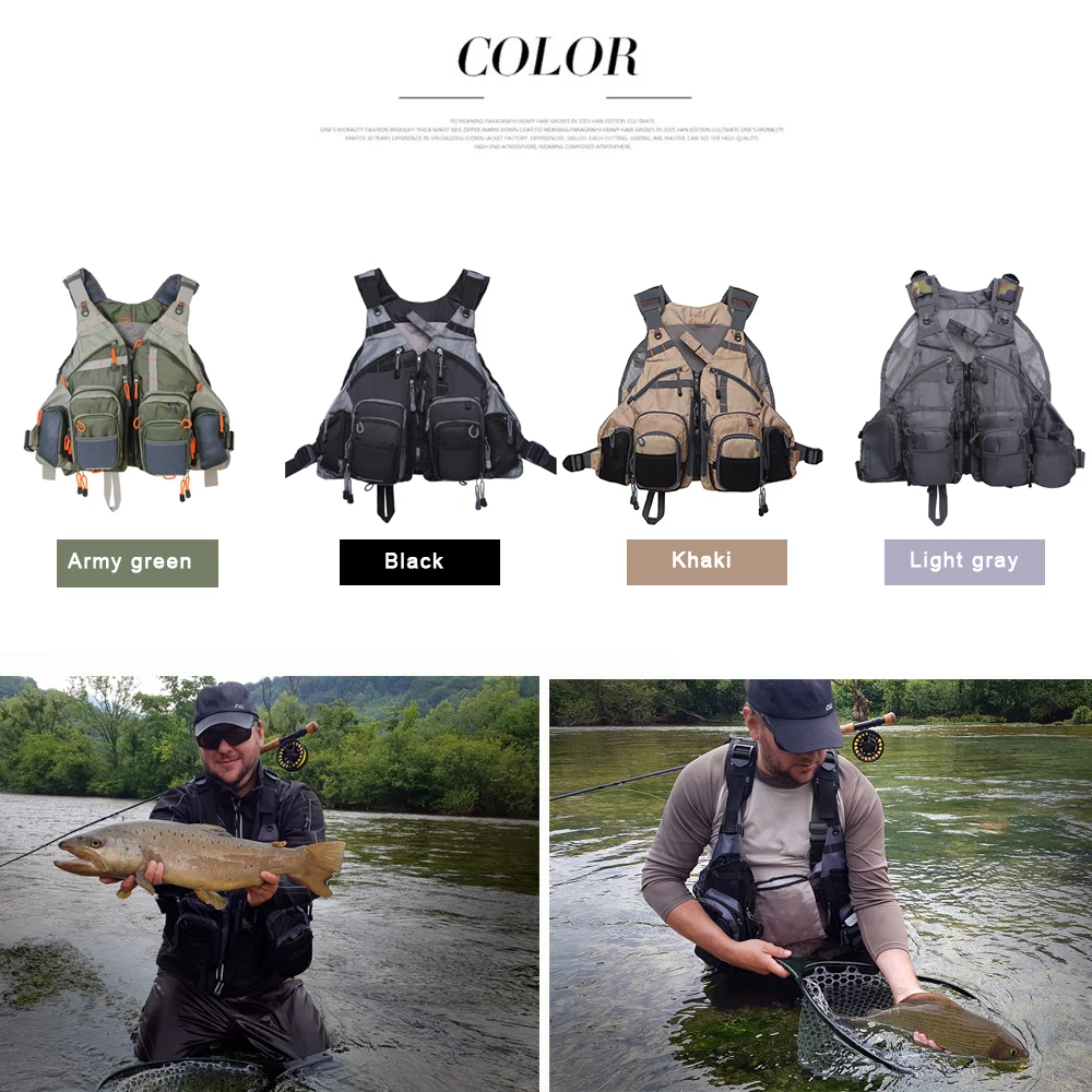 Lixada 3 In 1 Mesh Fly Fishing Vest and Backpack Breathable Outdoor Fishing  Safety Life Jacket Fisherman Multifunctional Vest