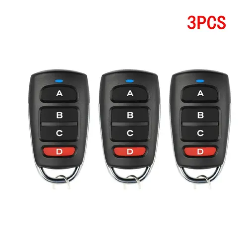 10/5pcs ABCD / Lock Unlock 4Button 433MHz Metal Push Button Remote Control Transmitter Universal 4 Buttons Garage Door Opener - Image 11