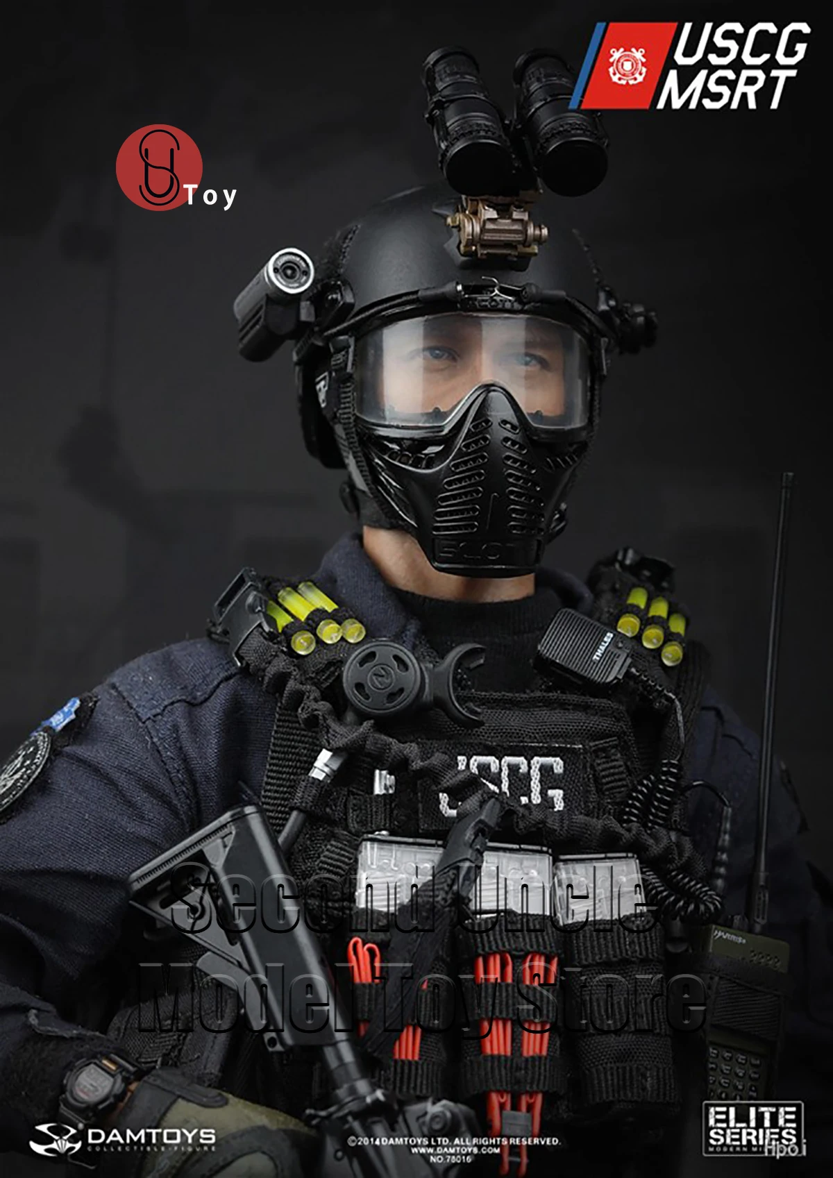 DAMTOYS DAM 78016 1/6 US Coast Guard USCG MSRT 12'' Male Soldier