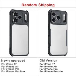 Shockproof Airbag Protective Case with Screen & Camera Guard for iPhone 14 (Black Stripes Clear)