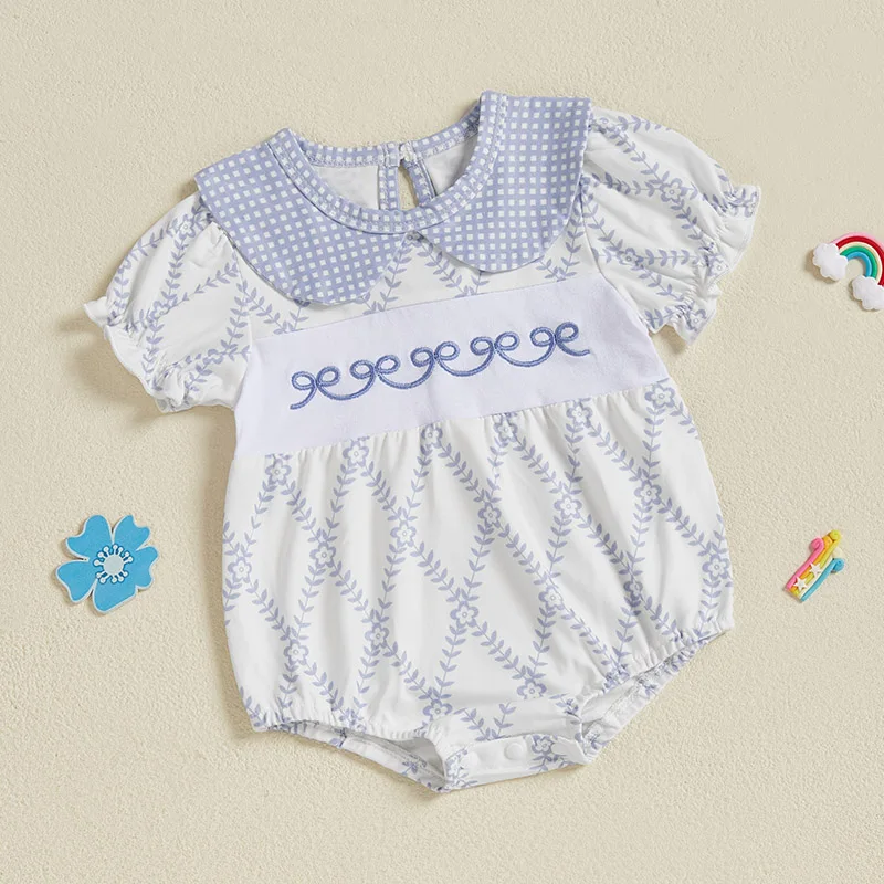 Adorable Toddler Floral Embroidery Summer Dress