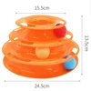 3553-82339d.jpg Pet cat toy Three-layer ball cat Turntable Cat interactive educational track toy cat space tower play plate