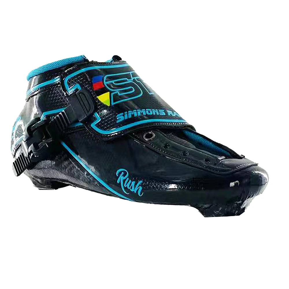 Inline Skates Up Boot SR Rush Speed Skate Boots Professional Royal Road Carbon Fiber Upper Boot Wide Toe Track Street Shoe