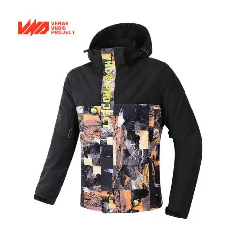 

VND Hoodie Motorcycle Jacket Moto Riding Protection Man Reflective Suit Clothing Coat Body Armor Men Rider Protector Jackets