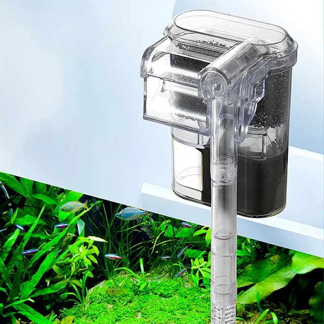 Wall Filter Fish Tank Waterfall Filter USB Cleaning Circulation Water Pump External Hanging Filter Water Pump Submersible Oxygen 6
