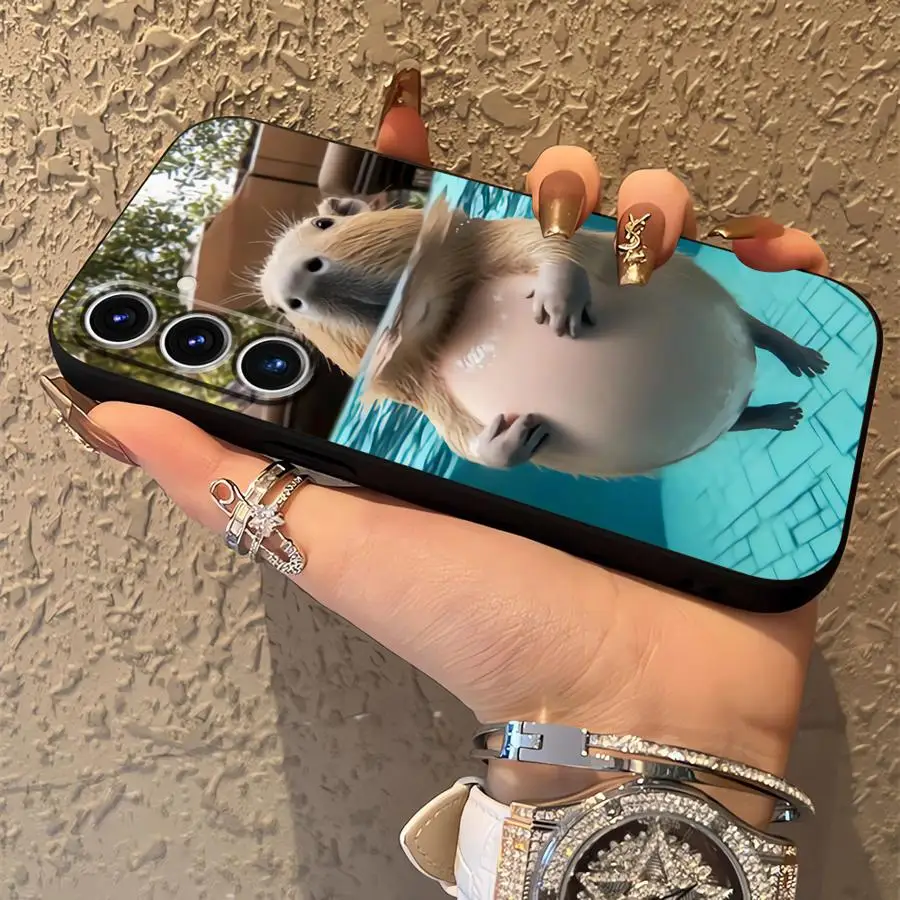 Adorable Capybara Pattern Phone Case Cover