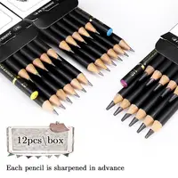 12 pcs/set Professional Sketch Drawing Pencil Set 4H 2H H HB 2B 4B 6B 8B 10B 12B 14B Painting Pencils Stationery Art Supplies 4